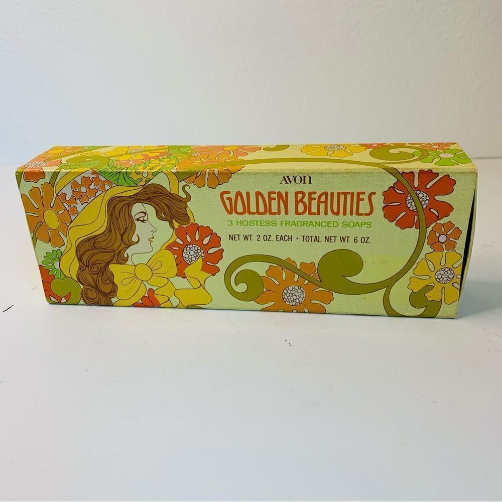 VTG‎ Avon Golden Beauties Soap Set NIB